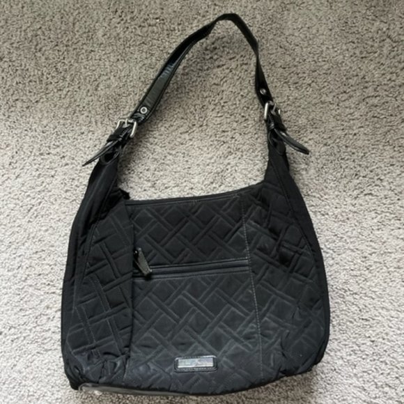Vera Bradley Handbags - Vera Bradley Solid Black Purse - Like New